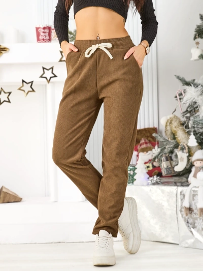 Royalfashion Топли дамски панталони с големи размери