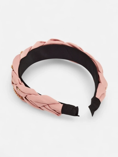 Royalfashion Лента за коса с плитка, украсена с цирконии