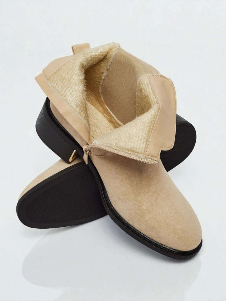 Дамски еко велурени боти Calivra