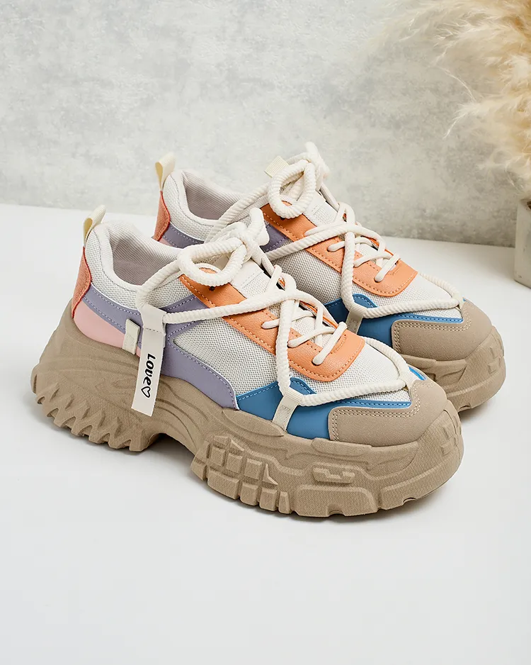 Royalfashion Дамски кецове на платформа Bereya