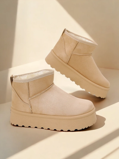 Royalfashion Къси снежни ботуши за жени Fofio