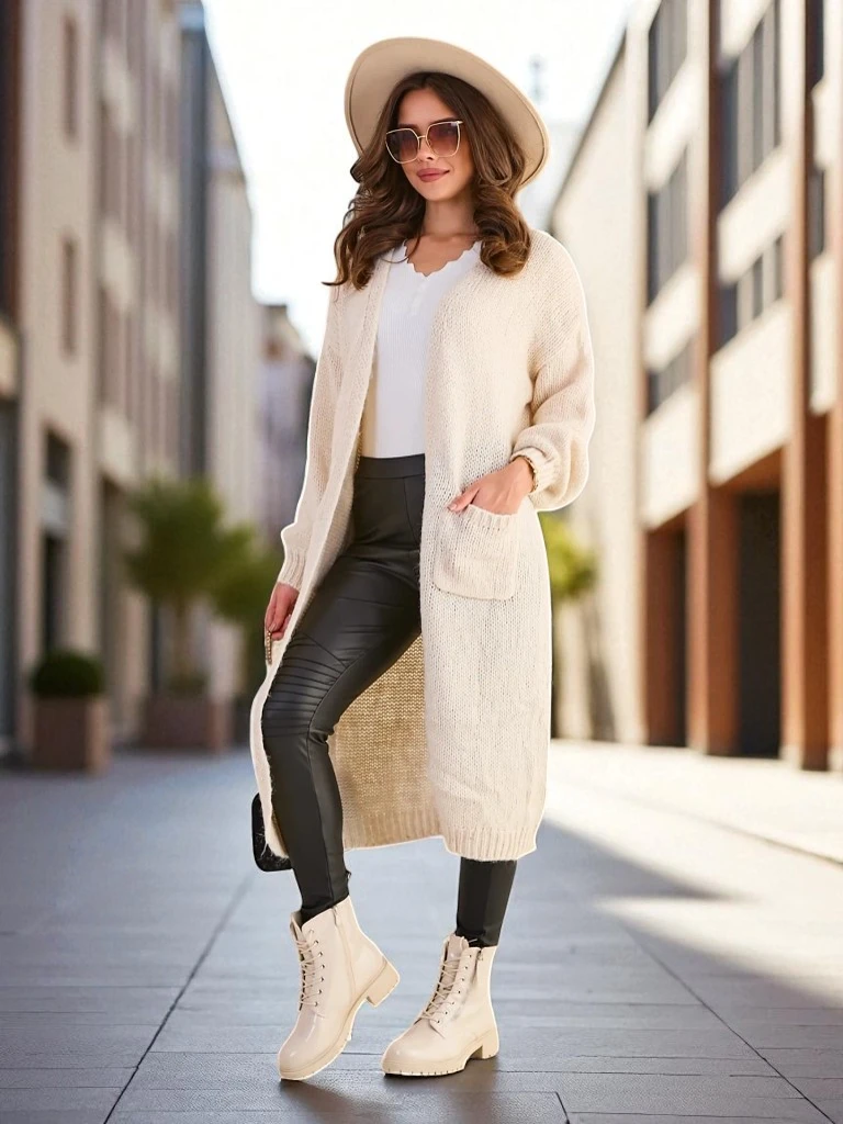 Royalfashion плетен жилет за жени