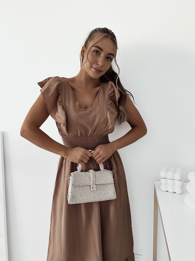 Royalfashion Дамска миди рокля