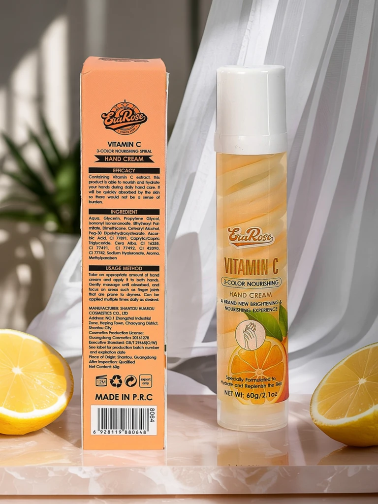 EraRose Aurelia - крем за ръце с витамин C, 3-цветна грижа, 60гр