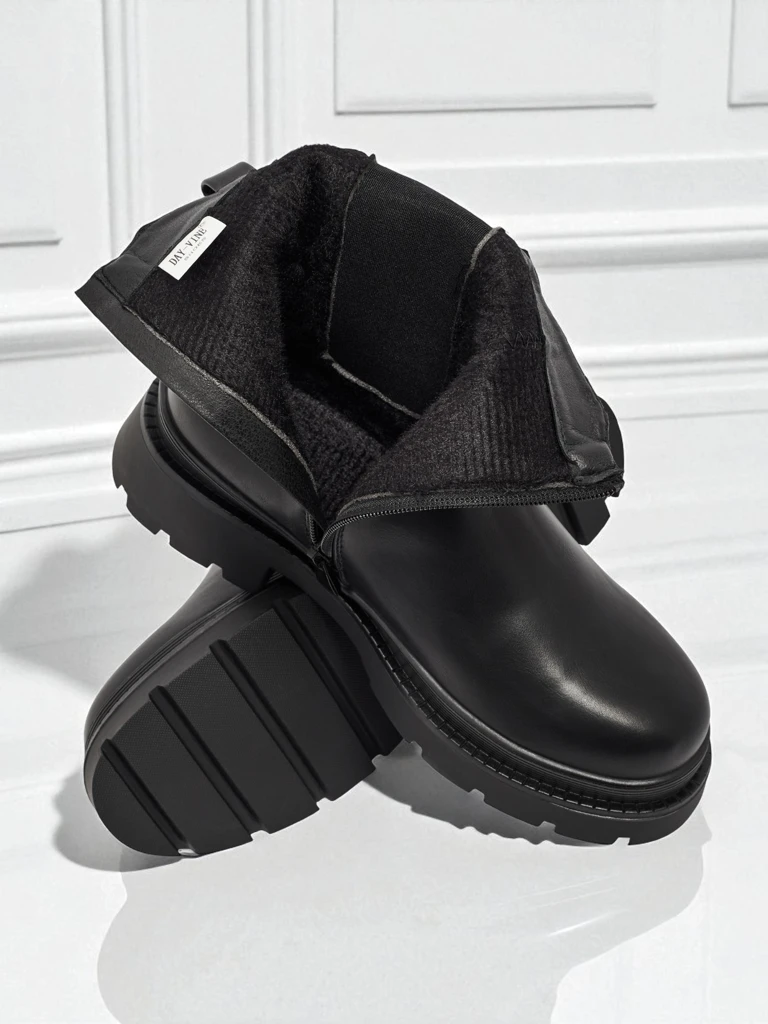 Високи дамски еко кожени боти Pearl Mist