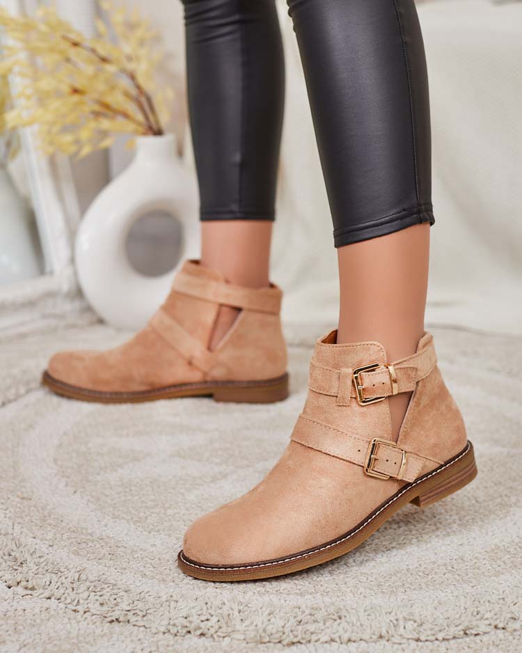 Royalfashion Дамски ботуши Geronsa с изрязано ходило