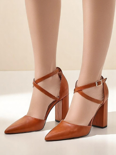 Royalfashion дамски обувки с пресечени ленти Eurolias