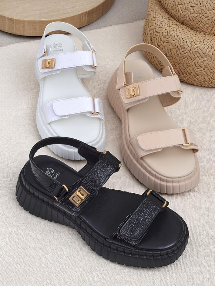 Royalfashion дамски сандали с по-дебела подметка Aganda