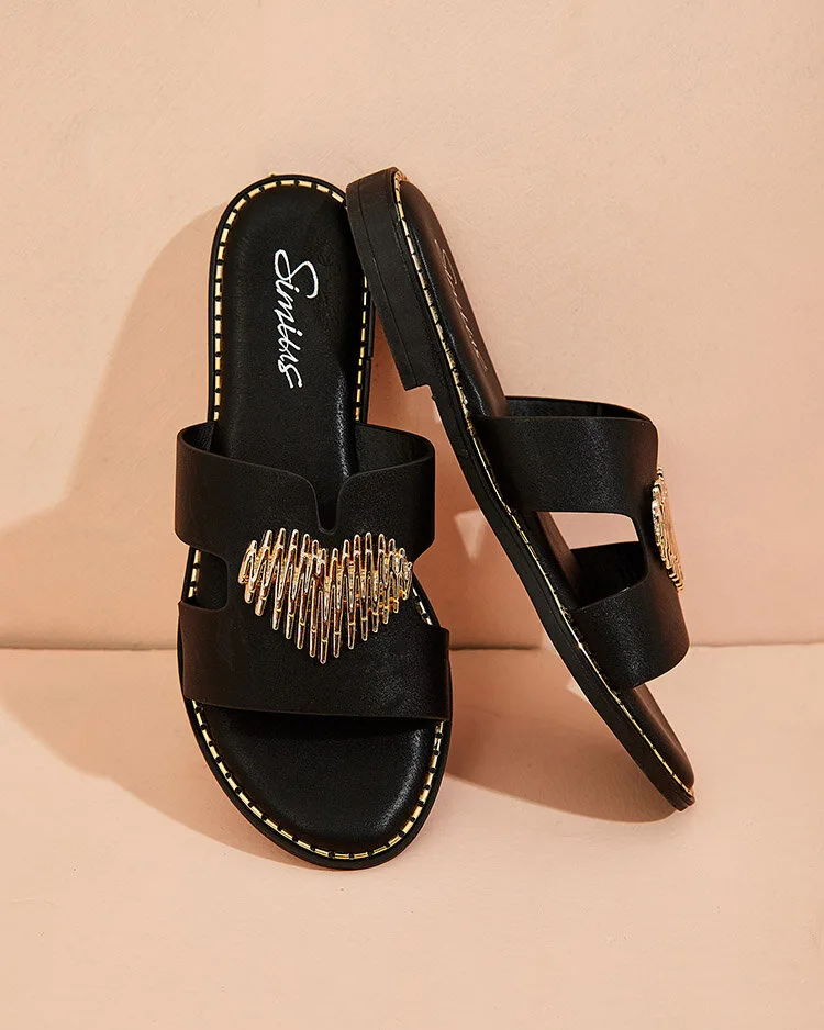 Royalfashion Дамски джапанки Olis с плоска подметка