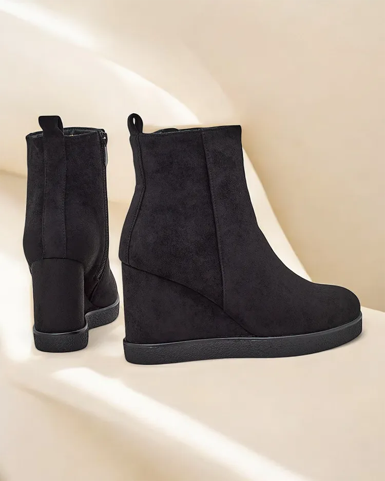 Дамски ботуши на киле Royalfashion Sierra