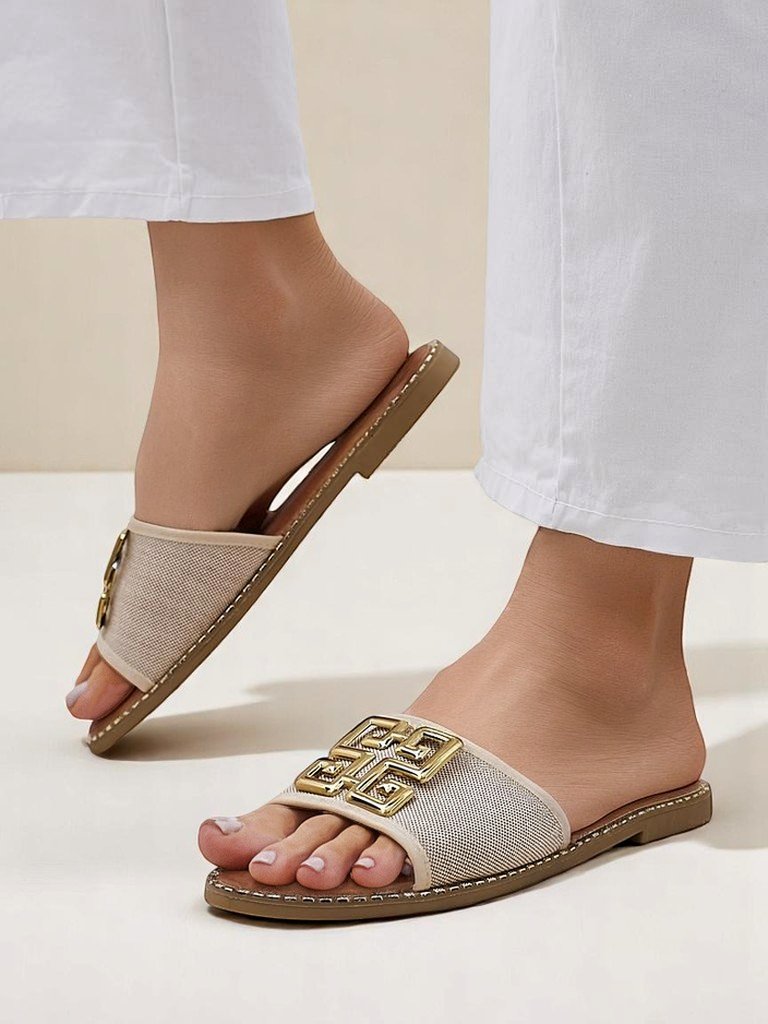 Royalfashion дамски чехли с плоска подметка Rorole