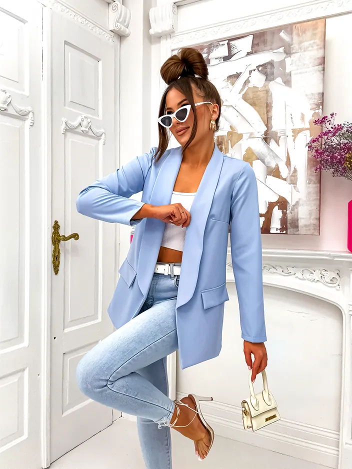 Женско сако Royalfashion без закопчаване Елегантно