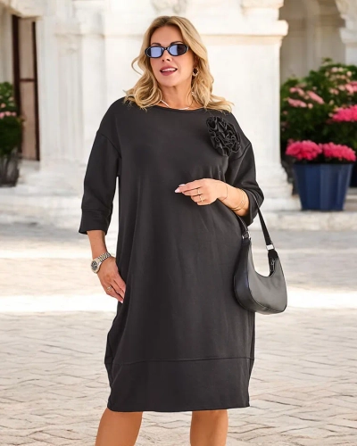 Дамска рокля с пуловер от Royalfashion