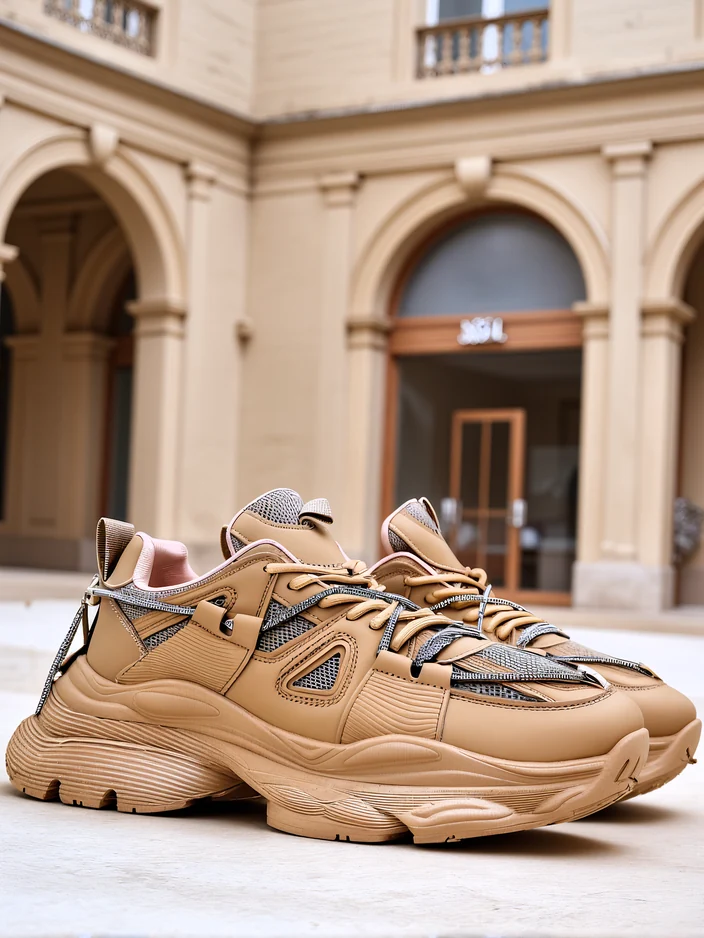 Royalfashion Дамски маратонки на дебела подметка Reterri