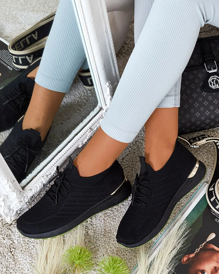 Royalfashion Дамски спортни обувки от плат Amgent