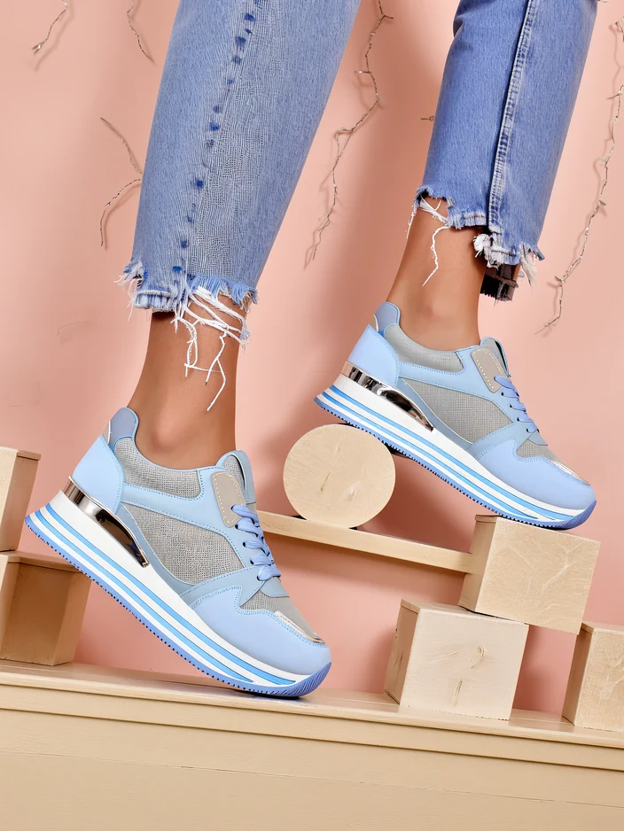 Royalfashion Дамски платформи спортни маратонки Erixo