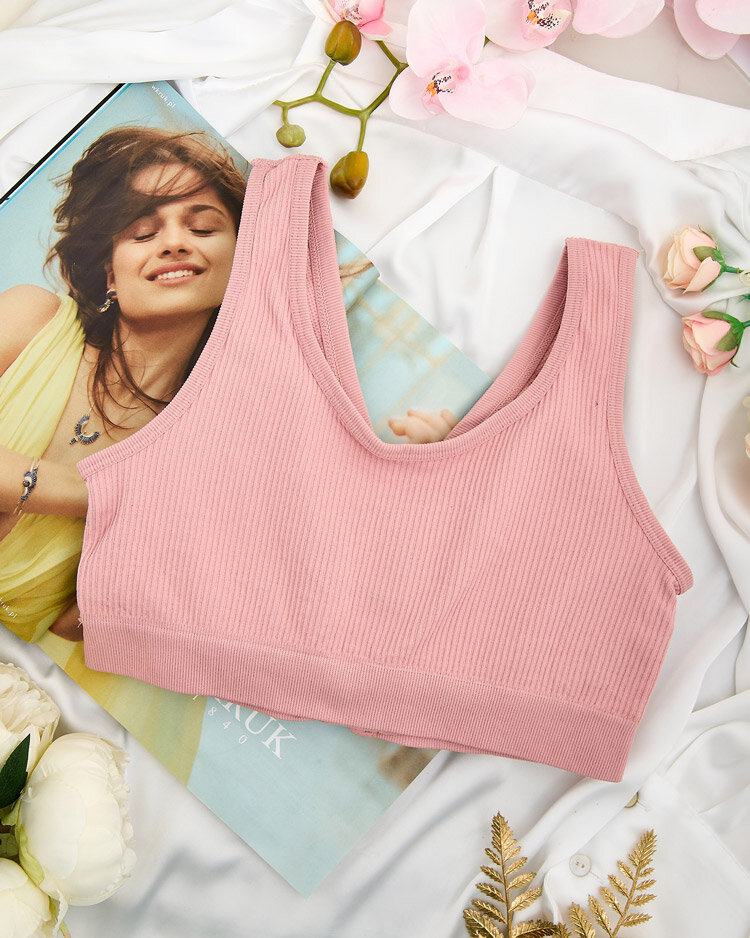 Royalfashion Дамски спортен сутиен с ребра