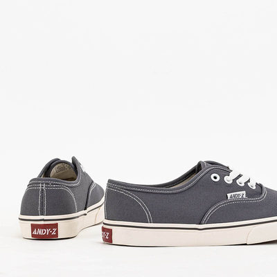 Szare damskie tenisówki typu trampki Lifeda - Obuwie