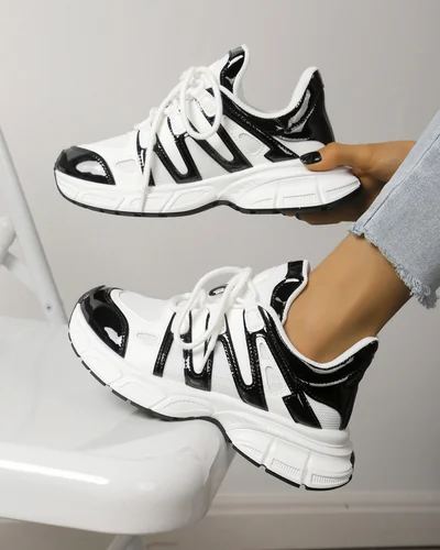 Спортни маратонки Royalfashion за жени на по-дебела подметка Loness