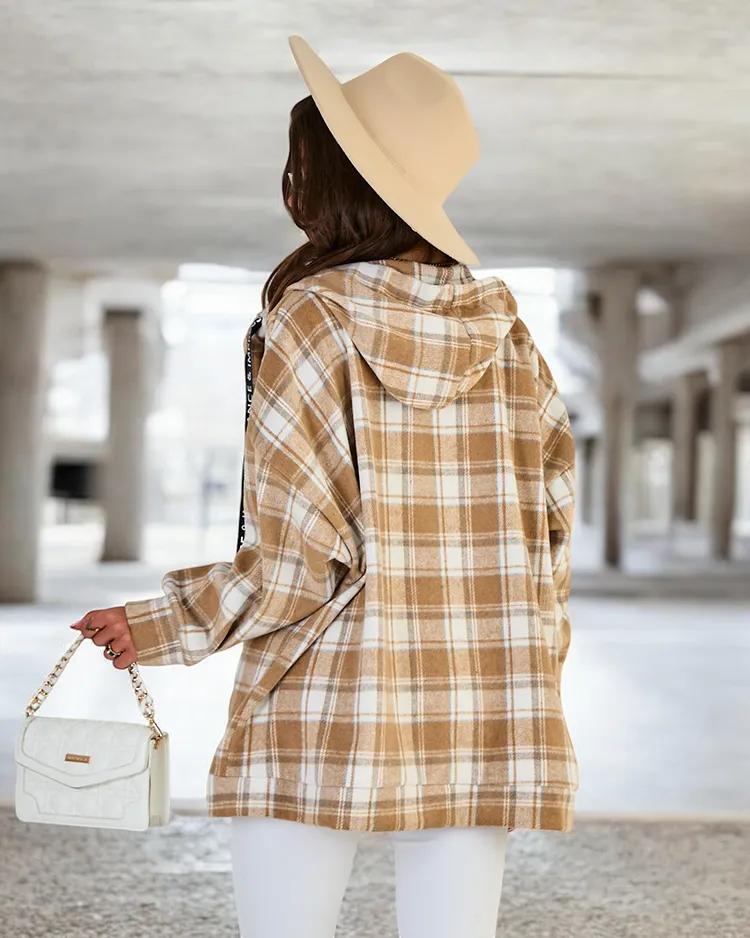 Royalfashion Дамско палто тип риза