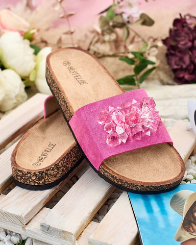 Royalfashion Дамски джапанки Villo с кристали