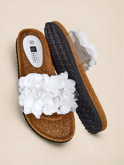 Royalfashion Дамски чехли с цветчета Flora Soft