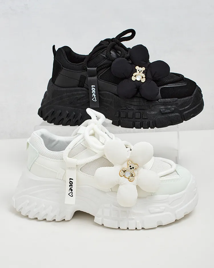 Royalfashion Дамски кецове на платформа Bereya