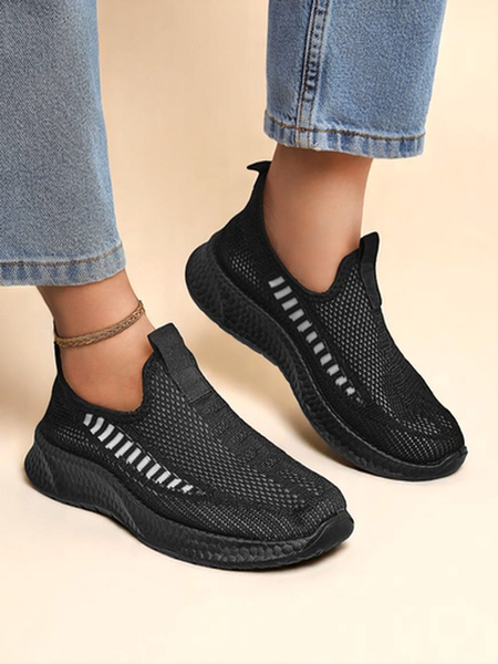 Royalfashion Дамски спортни обувки от плат Sport Slip-On