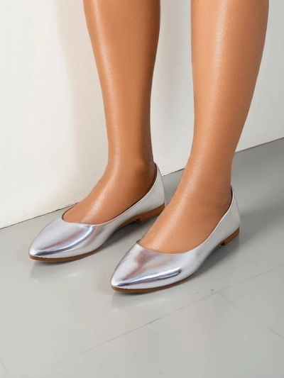 Royalfashion Дамски лачени балерини Aramiese