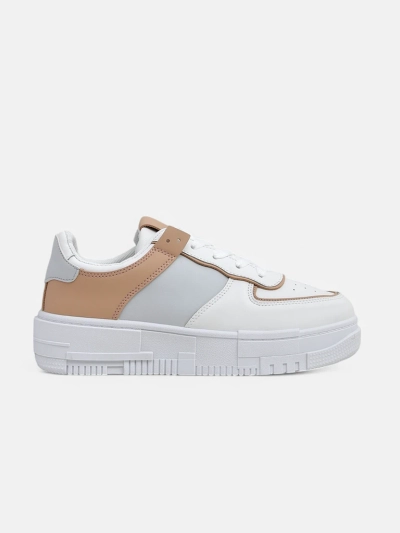 Дамски сникърси Aristea Azzurro от еко кожа на равна подметка 4 см