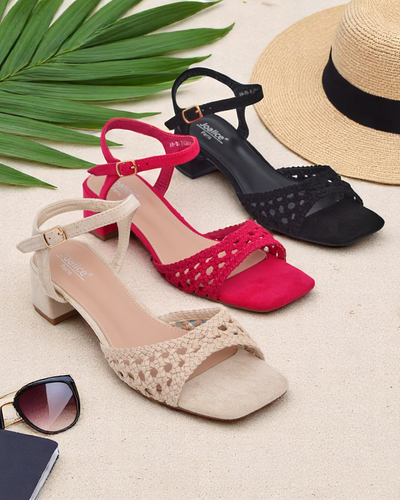 Сандали с перфорация Royalfashion за жени Azopi