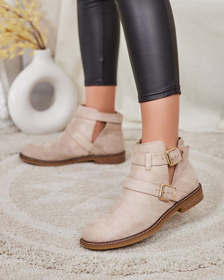 Royalfashion Дамски ботуши Geronsa с изрязано ходило