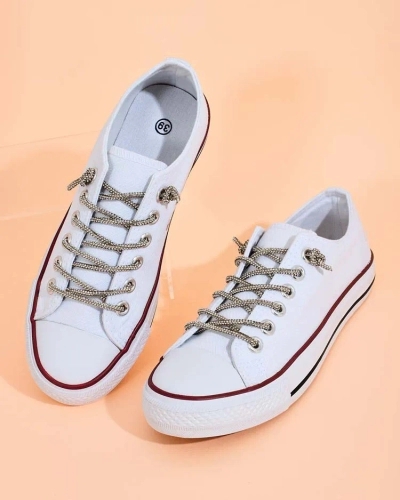 Royalfashion Дамски маратонки с декоративни връзки Timi