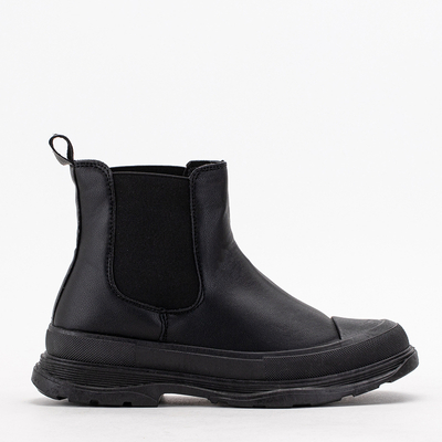 Czarne botki damskie Covee - Obuwie