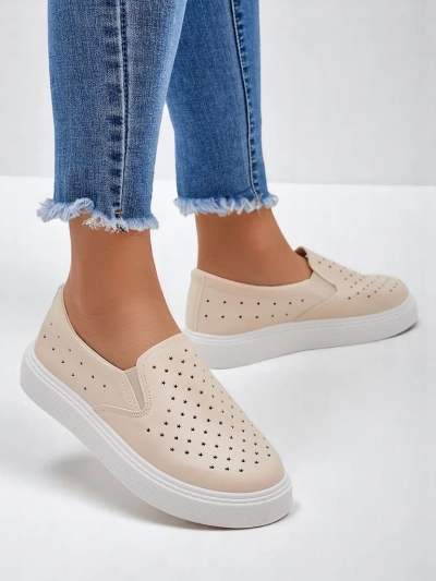 Royalfashion Дамски спортни обувки с перфорация, тип шнур Vaned