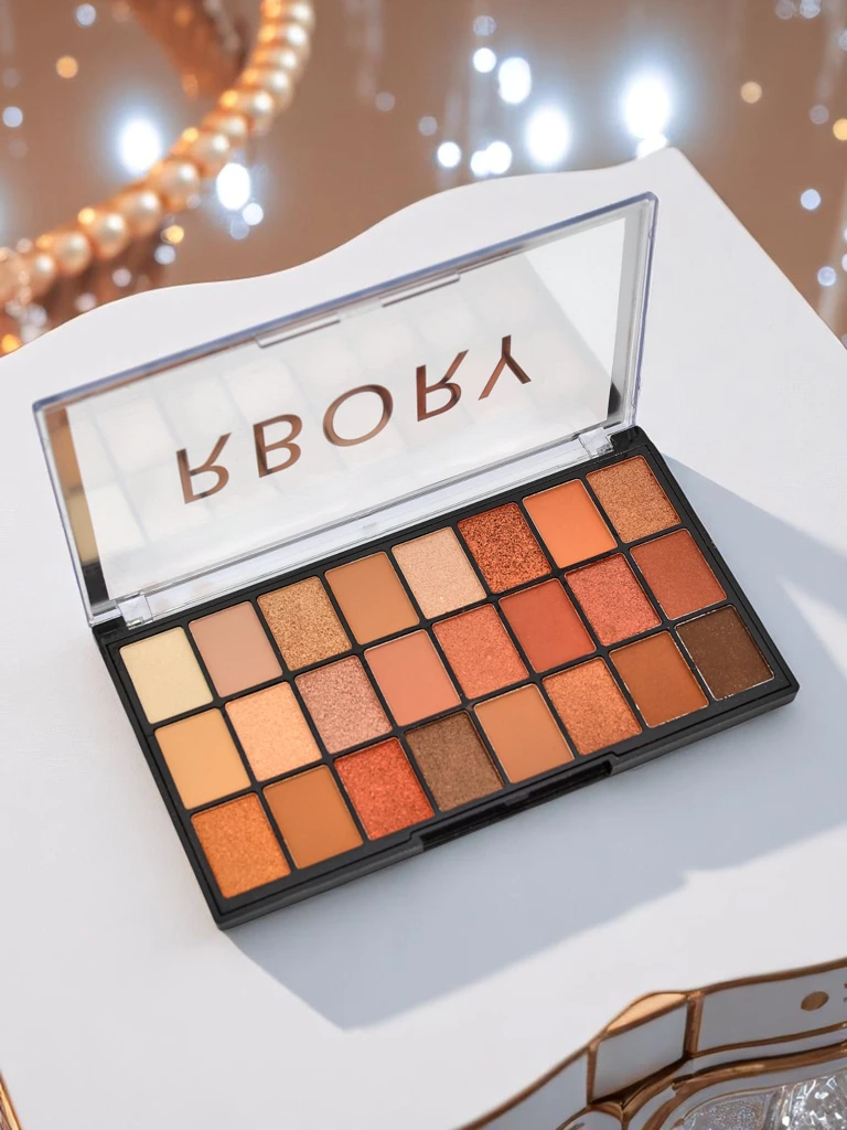 Палитра 24 сенки за очи – матови и брокатени Tea Mood