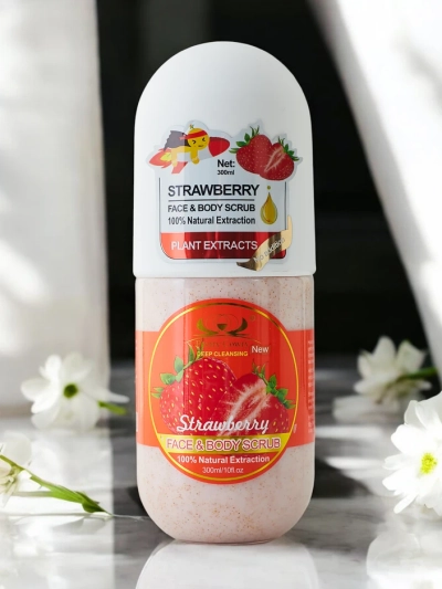 Скраб за лице и тяло със Strawberries 300ml