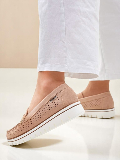 Royalfashion Женски перфорирани лофери Elissas