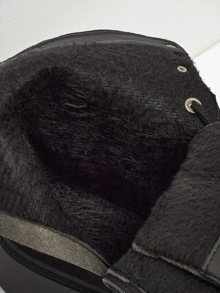 Дамски еко велурени боти с връзки Ferlyne