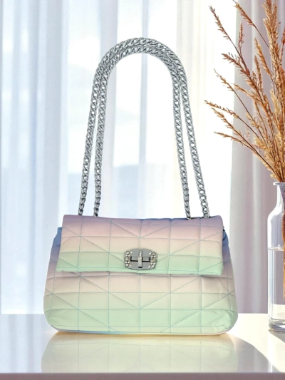 Royalfashion Малка дамска чанта от еко кожа с омбре ефект Sophie Rose