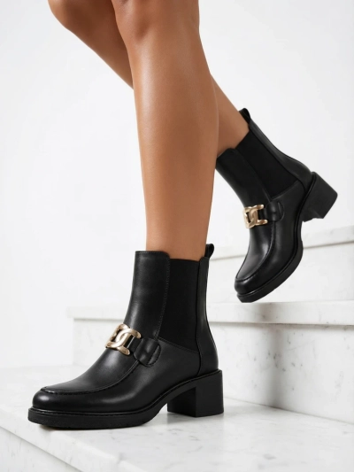 Дамски ботуши на нисък ток на Royalfashion Ewios