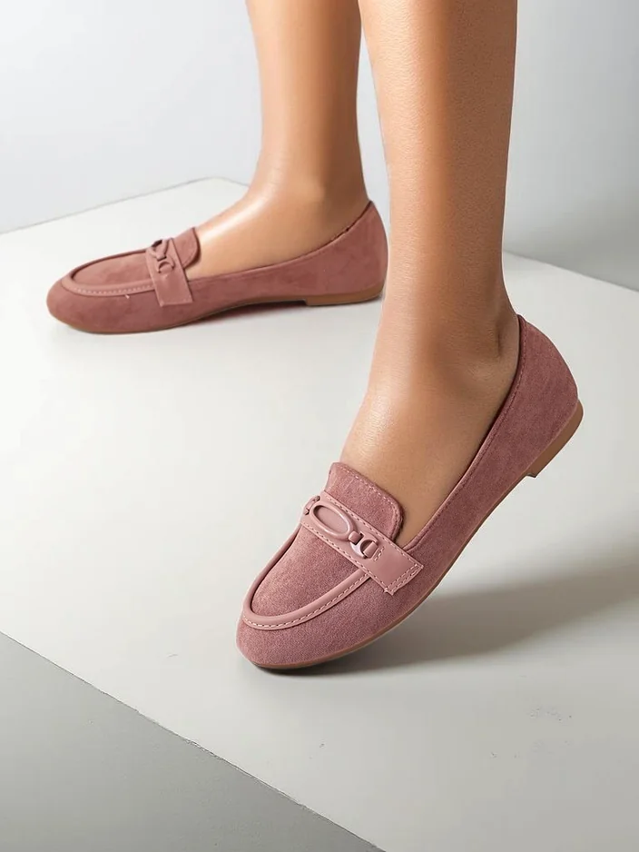 Royalfashion Женски мокасини от еко велур Zammei