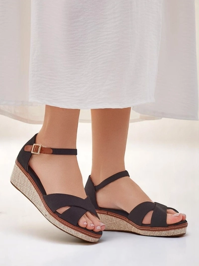 Royalfashion Дамски сандали на платформа без пръсти Terrific