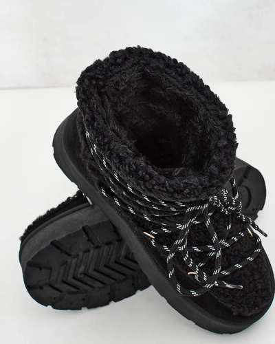 Royalfashion Дамски ботуши за сняг с дантела Evonie