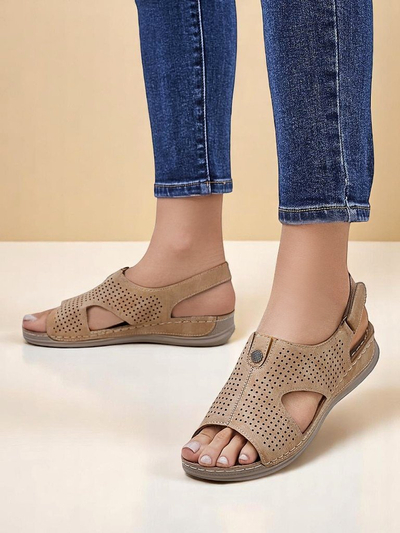 Royalfashion дамски ажурни сандали Leminni