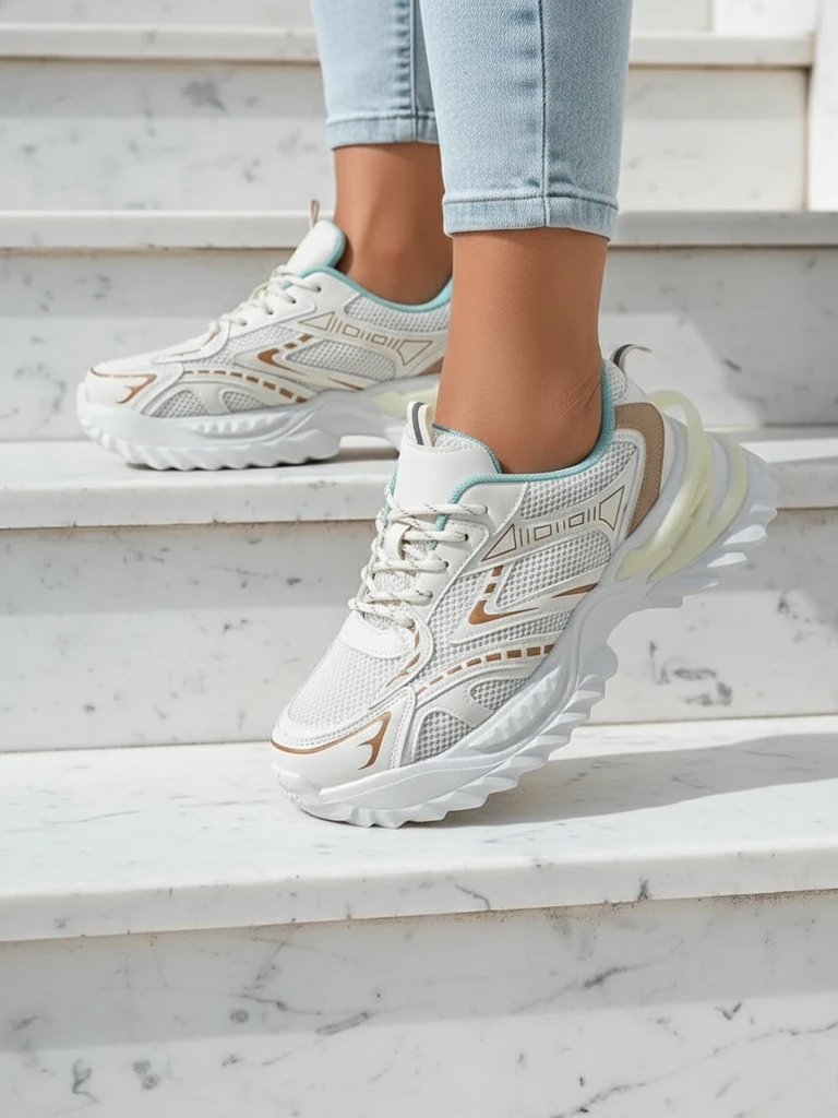 Royalfashion дамски спортни маратонки на по-дебела подметка Nettes