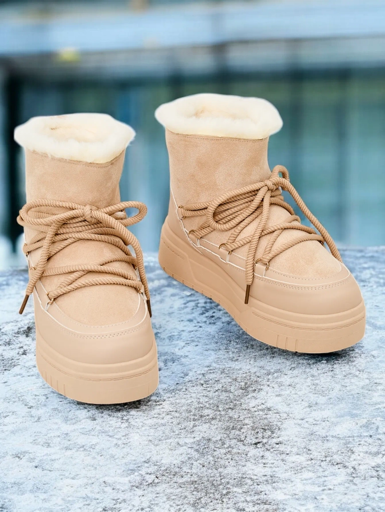 Дамски ботуши за сняг с връзки от Royalfashion Moniuc