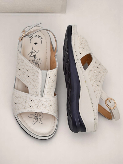 Royalfashion Дамски сандали на ниска платформа Comfort Chic