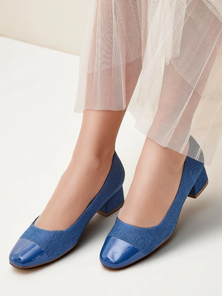 Royalfashion дамски обувки с нисък ток Penolle