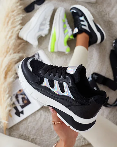 Royalfashion Дамски спортни кецове на платформа Amtres